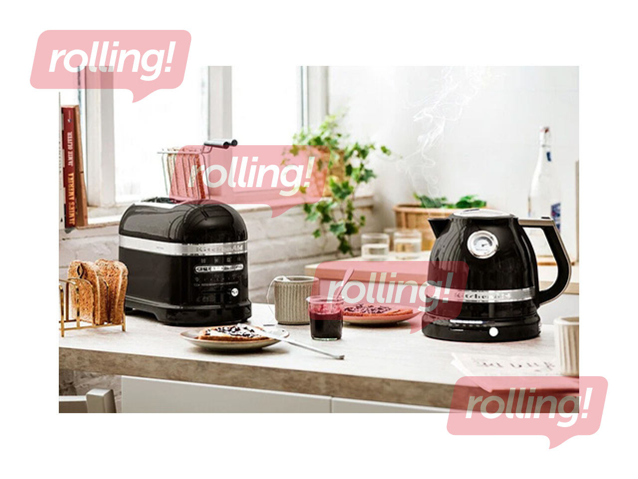 Veekeetja KitchenAid Artisan, 2400W, must, 1.5l