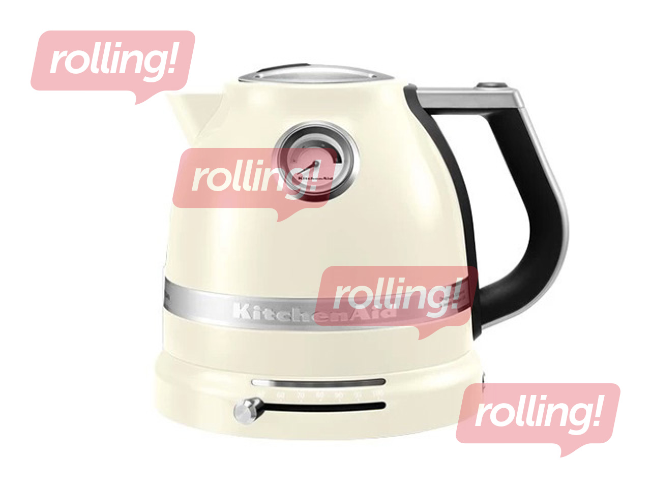 Tējkanna elektriskā KitchenAid Artisanl, 2400w, krēmkrāsas, 1.5