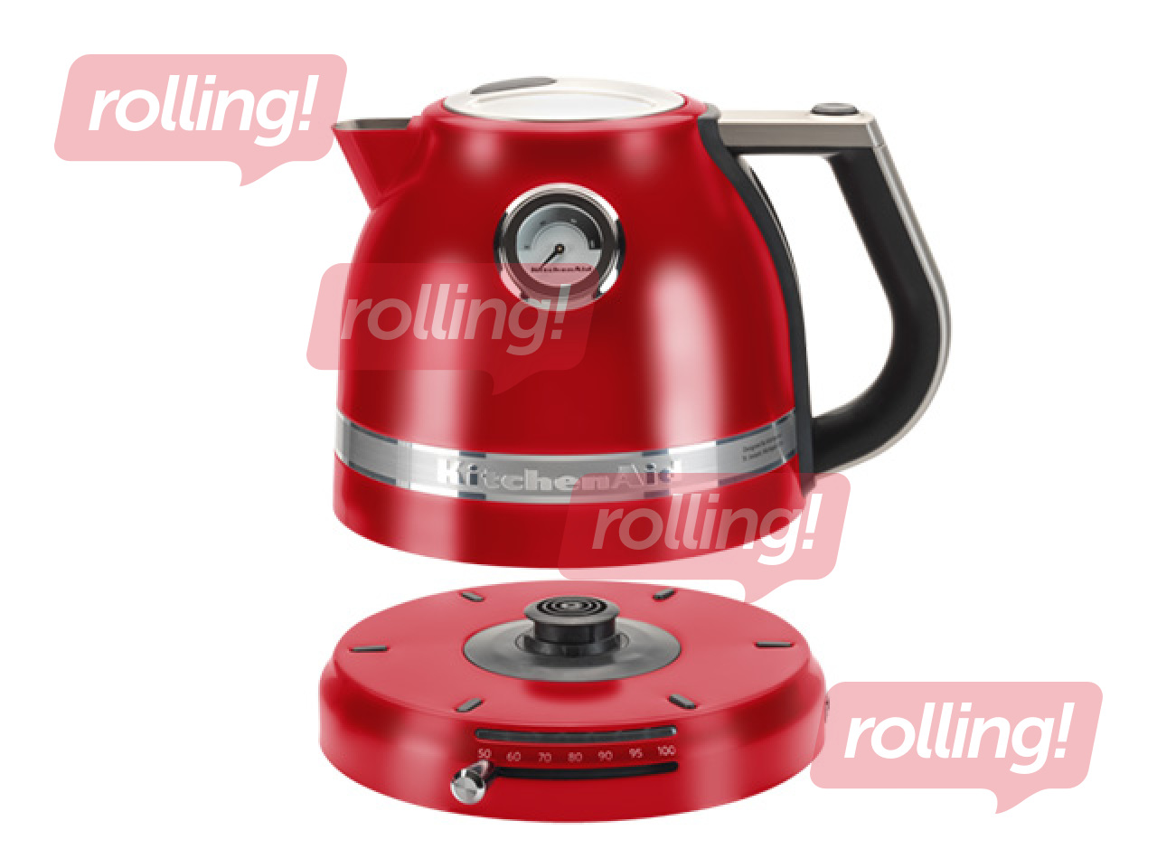 Veekeetja KitchenAid Artisan, 2400W, punane, 1.5l