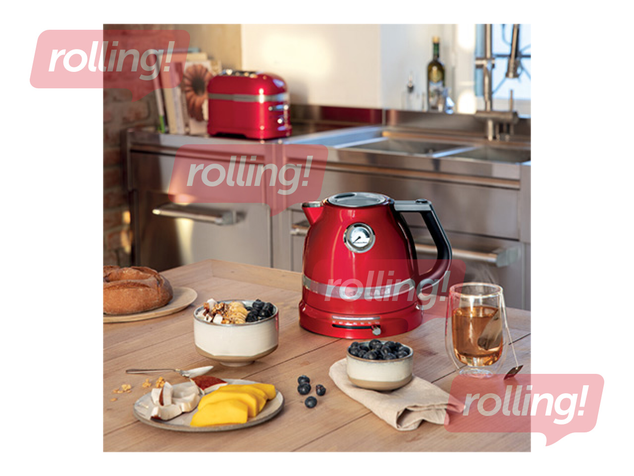 Veekeetja KitchenAid Artisan, 2400W, punane, 1.5l