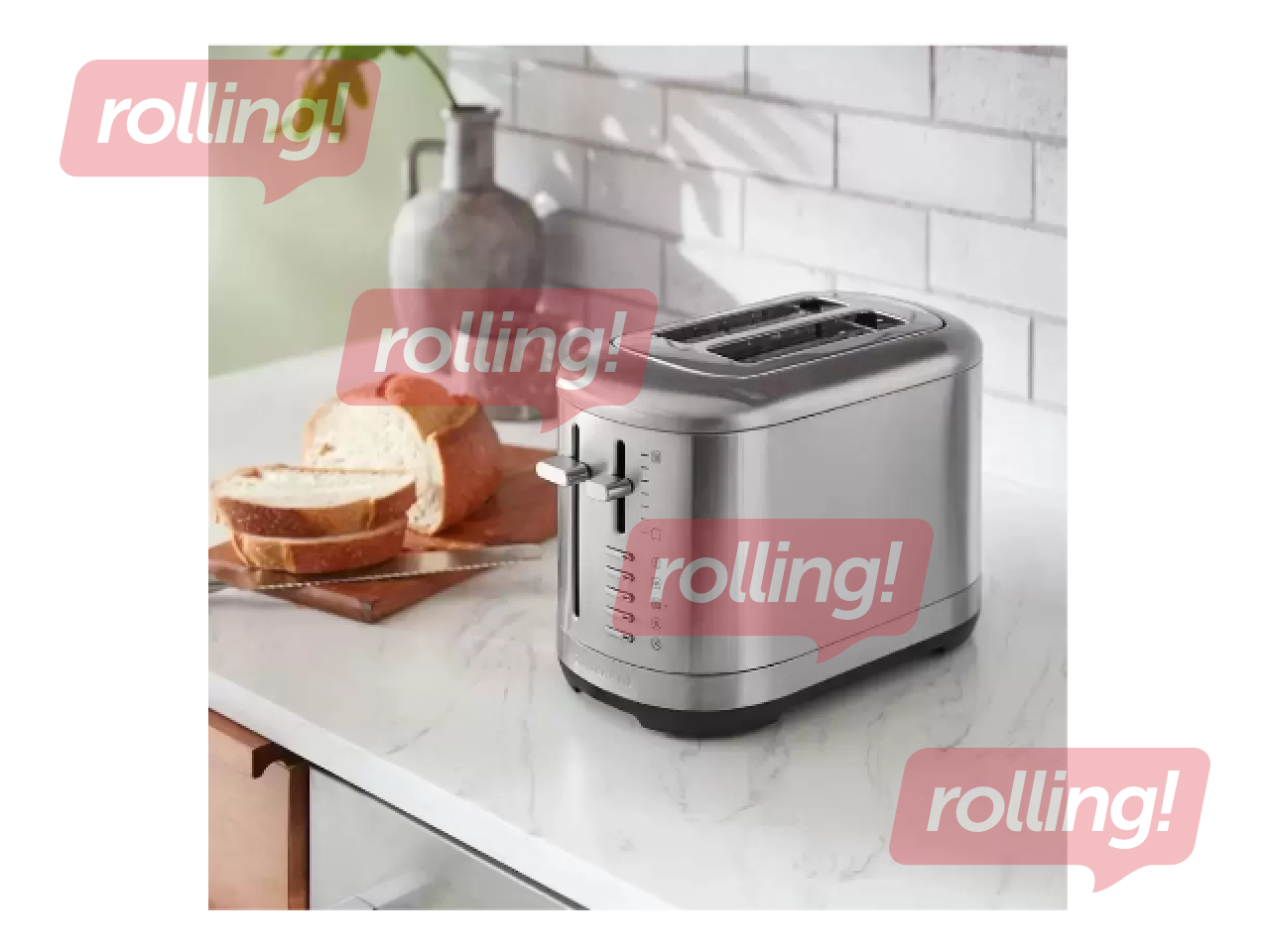Toaster KitchenAid, 980W, stainless steel