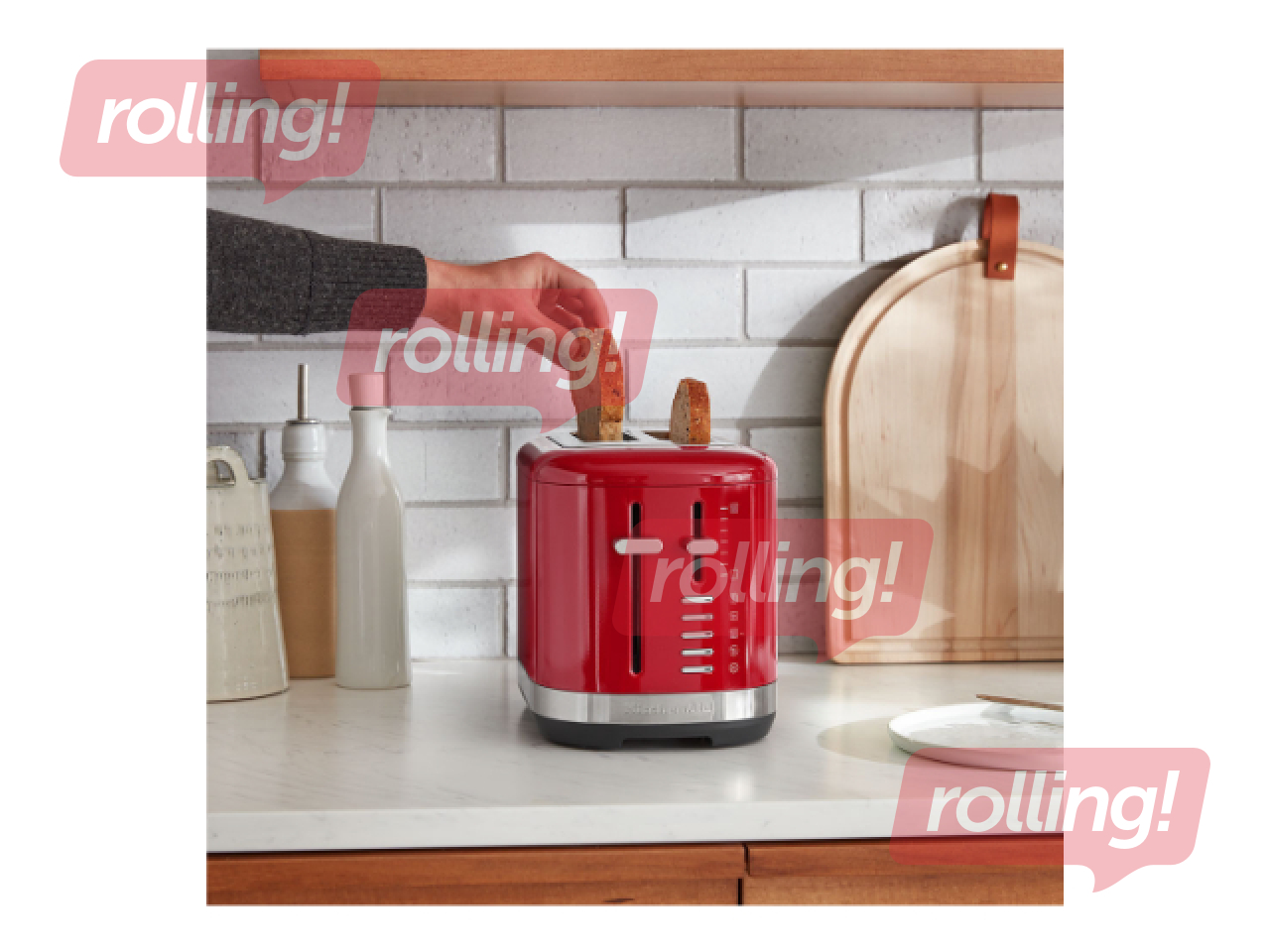 Toaster KitchenAid, 980W, red