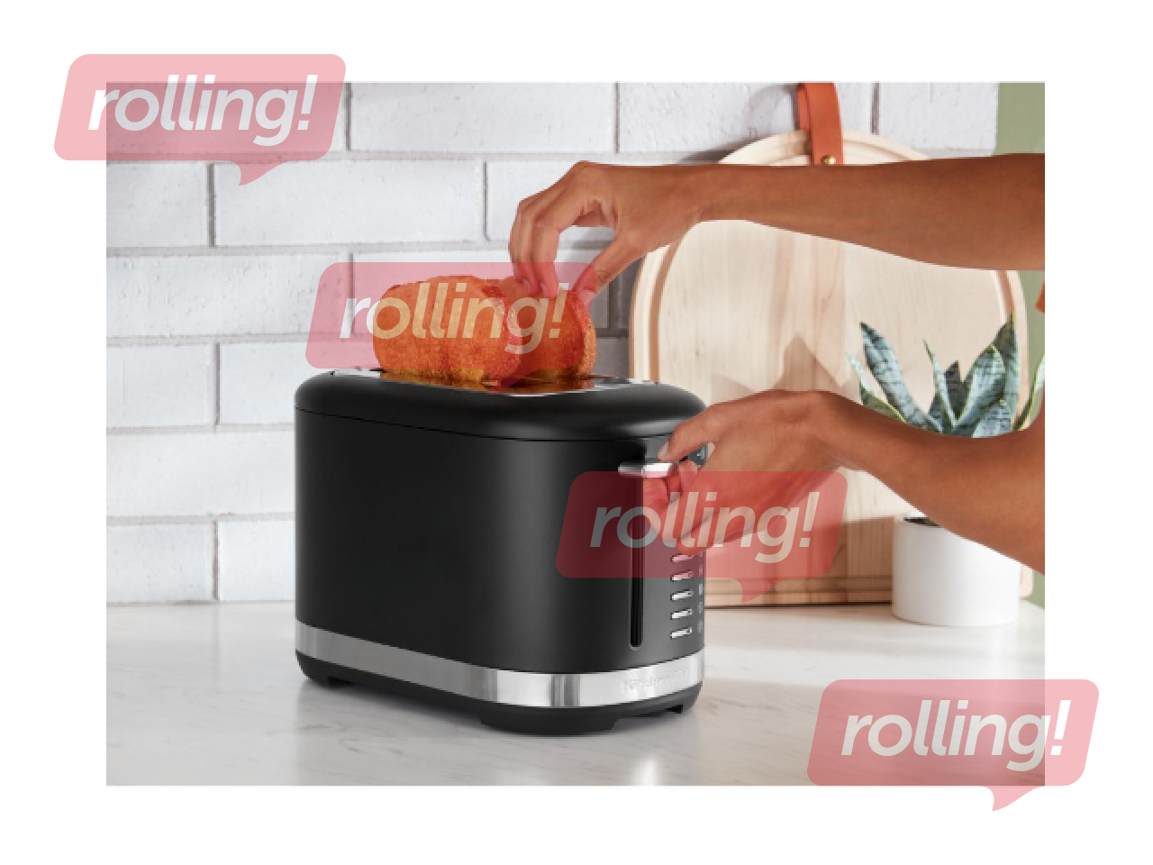 Toaster KitchenAid, 980W, matte black