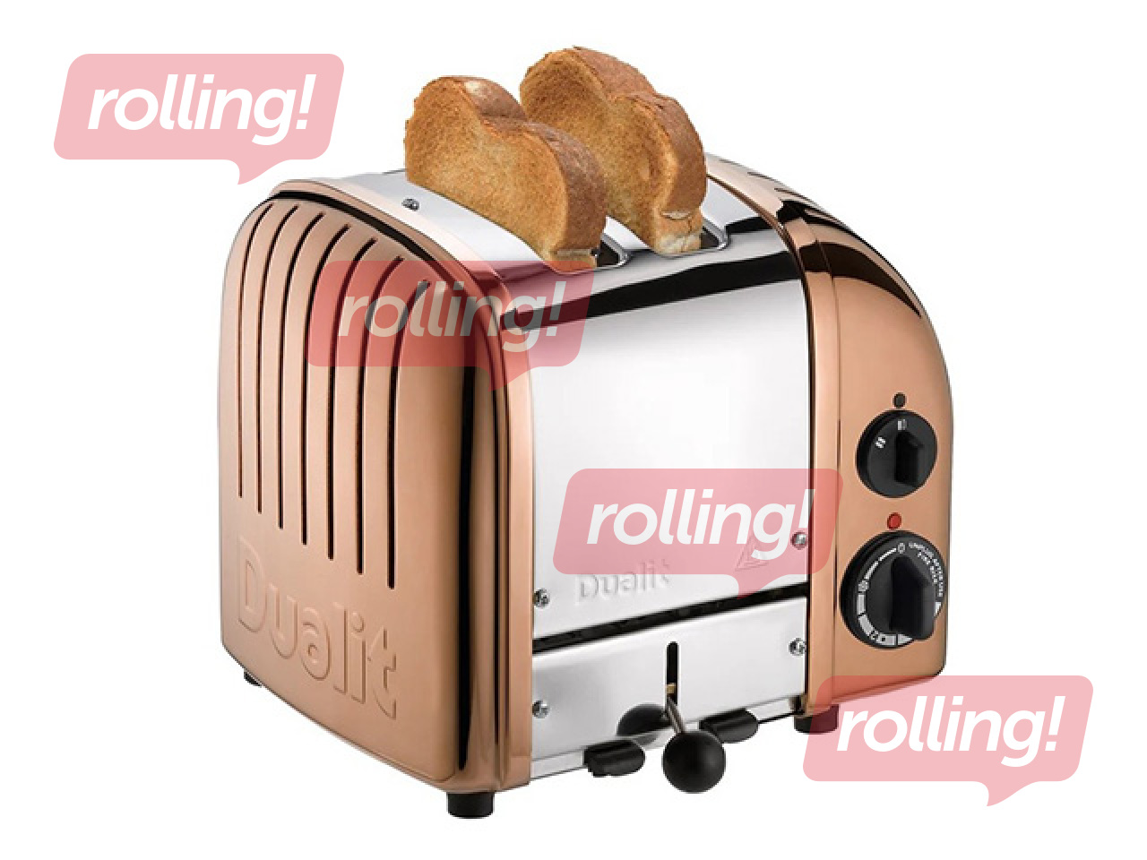 Toaster Dualit NewGen Classic, 1200W, stainless steel, copper colour