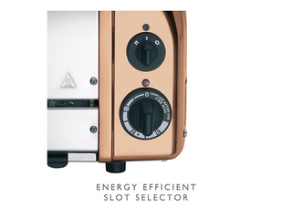 Toaster Dualit NewGen Classic, 1200W, stainless steel, copper colour