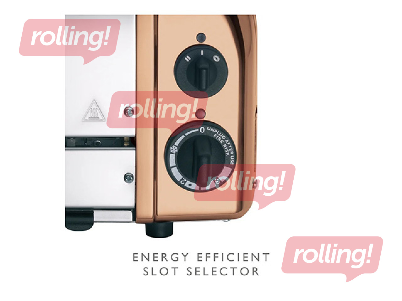 Toaster Dualit NewGen Classic, 1200W, stainless steel, copper colour