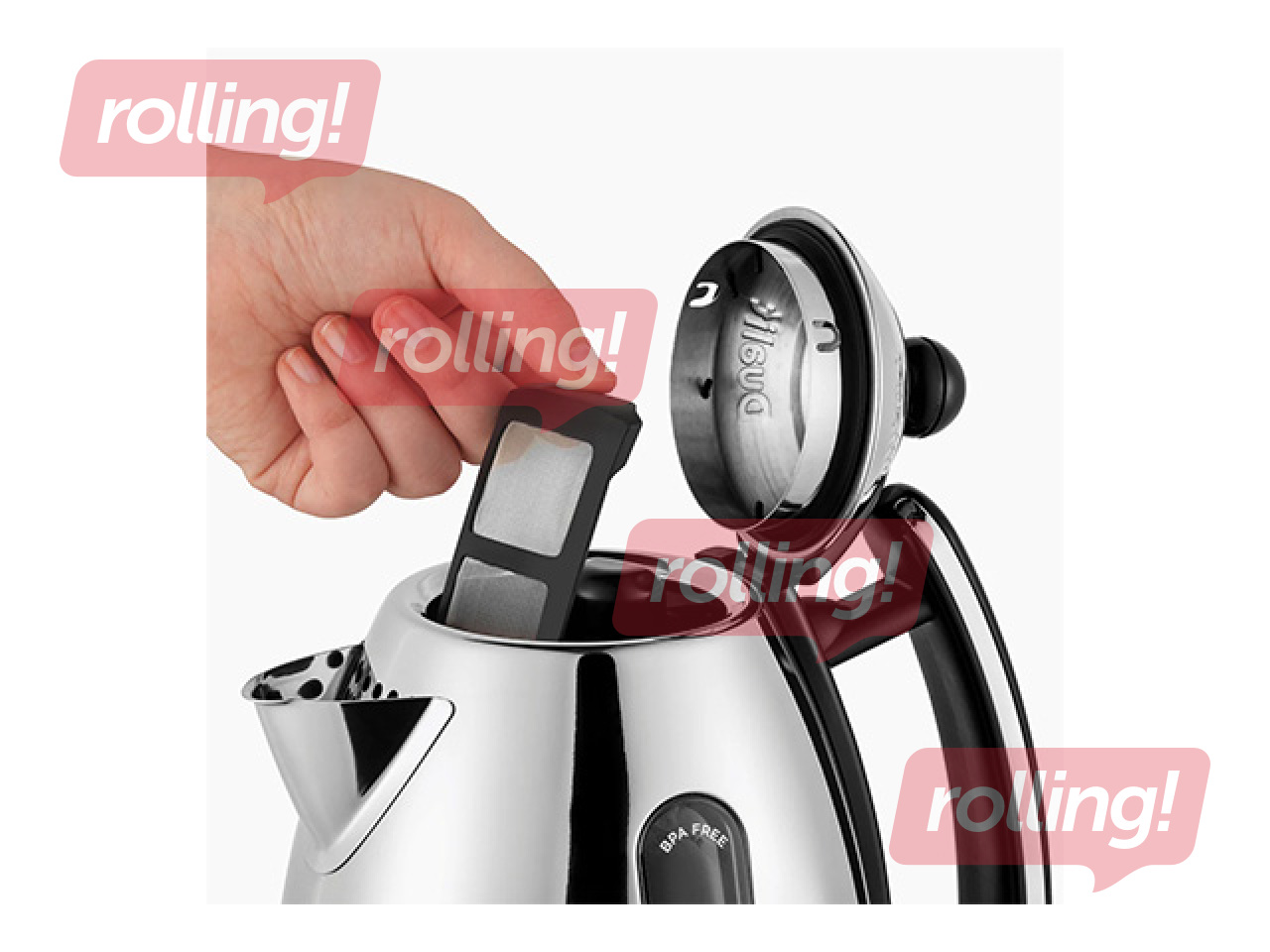 Veekeetja Dualit Lite, 1.5l, 3000W, roostevaba teras, must