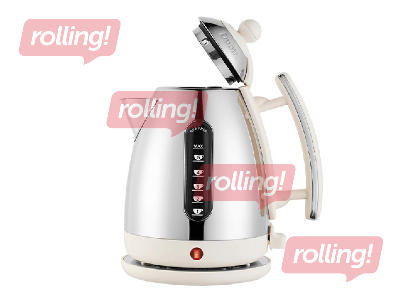Veekeetja Dualit Lite, 1.5l, 3000W, roostevaba teras, kreemikas