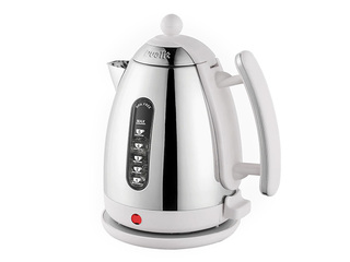 Electric kettle Dualit Lite, 1.5l, 3000W, stainless steel, white