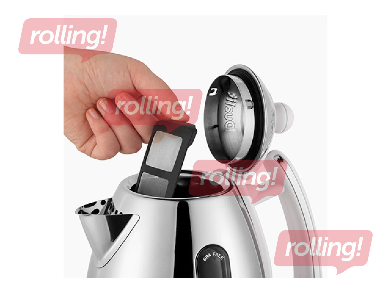 Veekeetja Dualit Lite, 1.5l, 3000W, roostevaba teras, valge