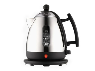 Tējkanna elektriskā Dualit Mini, 1l, 2000w, nerūsējošais tērauds, melna