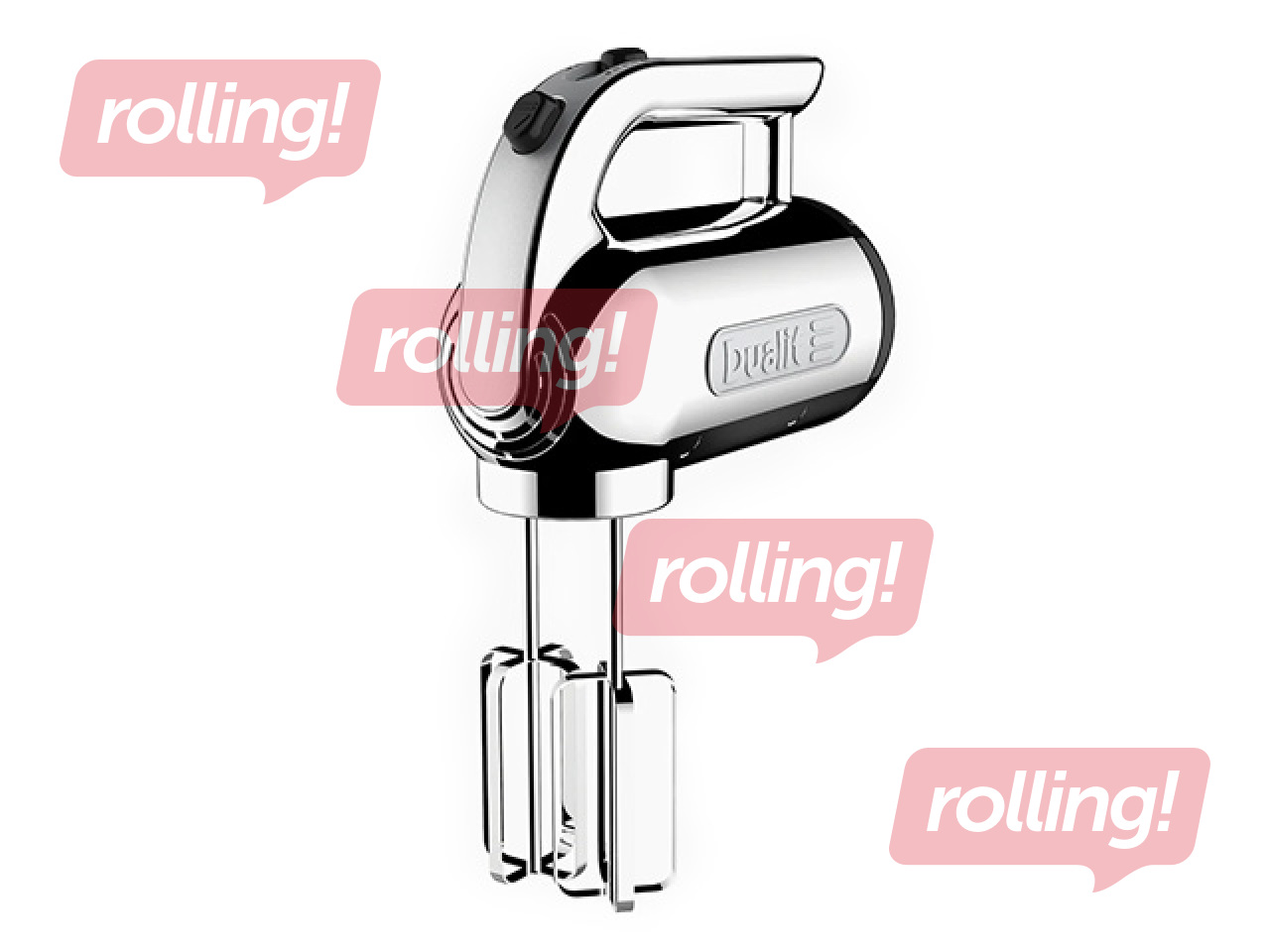 Hand mixer Dualit Refurbished, 400W, polished stainless steel