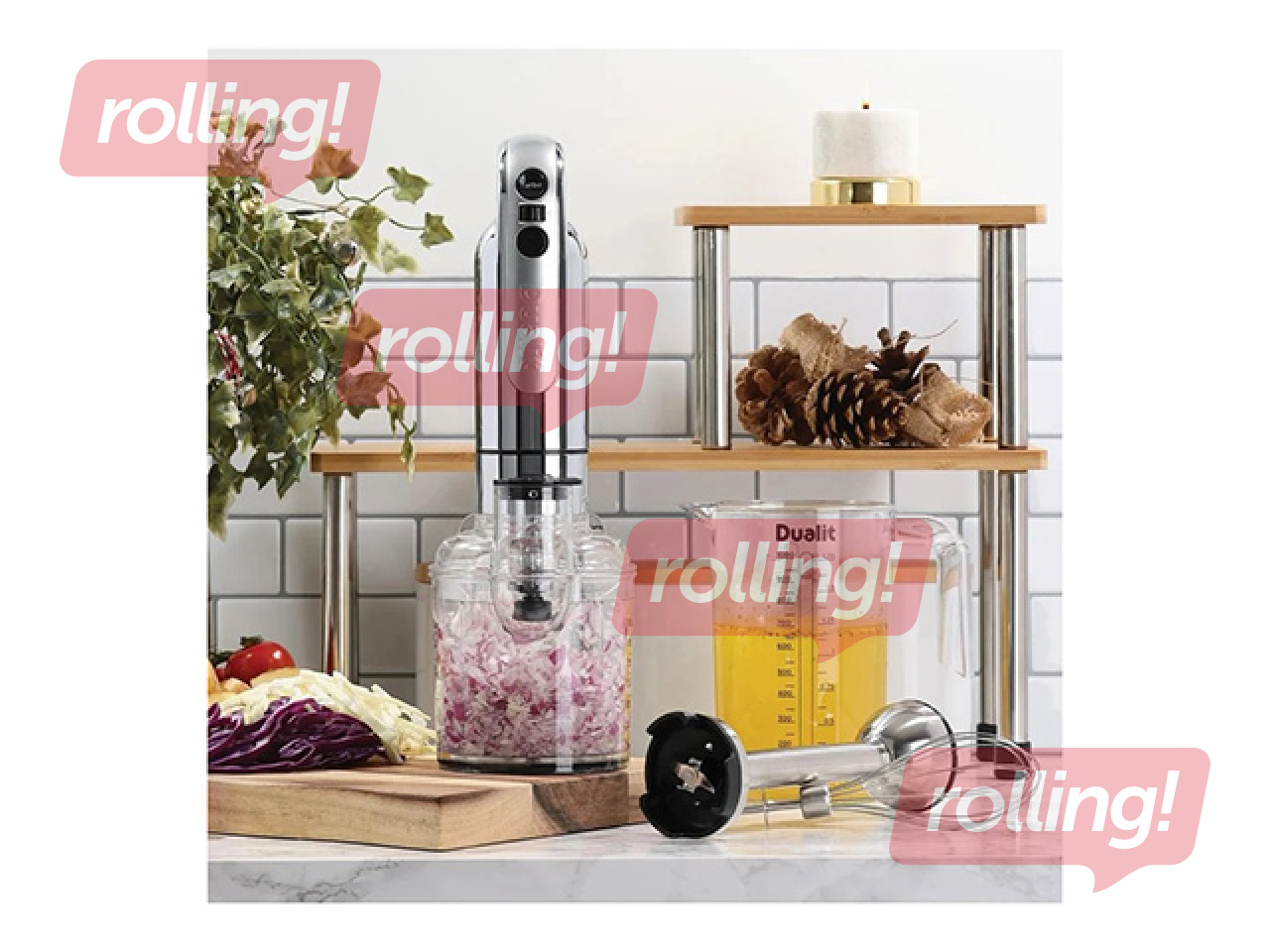 Blender set Dualit, 700W, polished steel