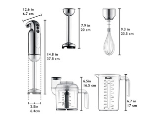Blenderikomplekt Dualit, 700W, poleeritud teras