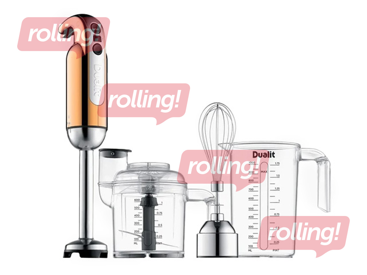 Blender set Dualit, 700W, copper finish