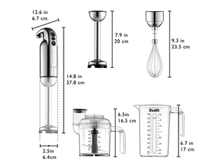 Blenderikomplekt Dualit, 700W, vaskviimistlus