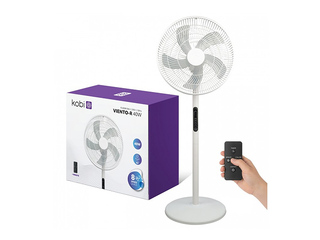 Grīdas ventilators Viento-R Kobi Windstar, 40W, balts
