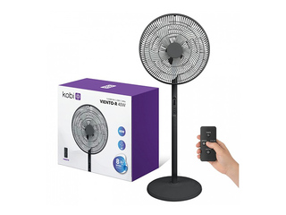 Grīdas ventilators Viento-R Kobi Windstar, 40W, melns