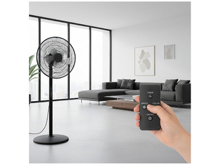 Grīdas ventilators Viento-R Kobi Windstar, 40W, melns