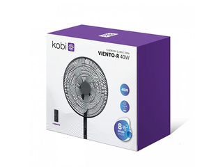 Põrandaventilaator Viento-R Kobi Windstar, 40W, must