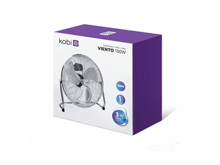 Põrandaventilaator Viento Kobi Windstar, 100W, hõbedane