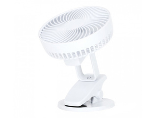 Lauaventilaator Viento Clip Kobi Windstar, 4.9W, valge