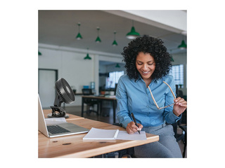 Galda ventilators Viento Clip Kobi Windstar, 4.9W, melns