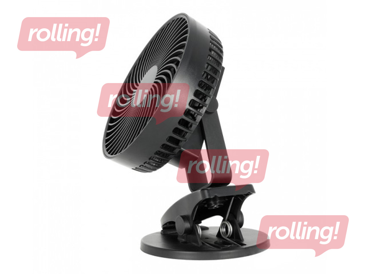Lauaventilaator Viento Clip Kobi Windstar, 4.9W, must