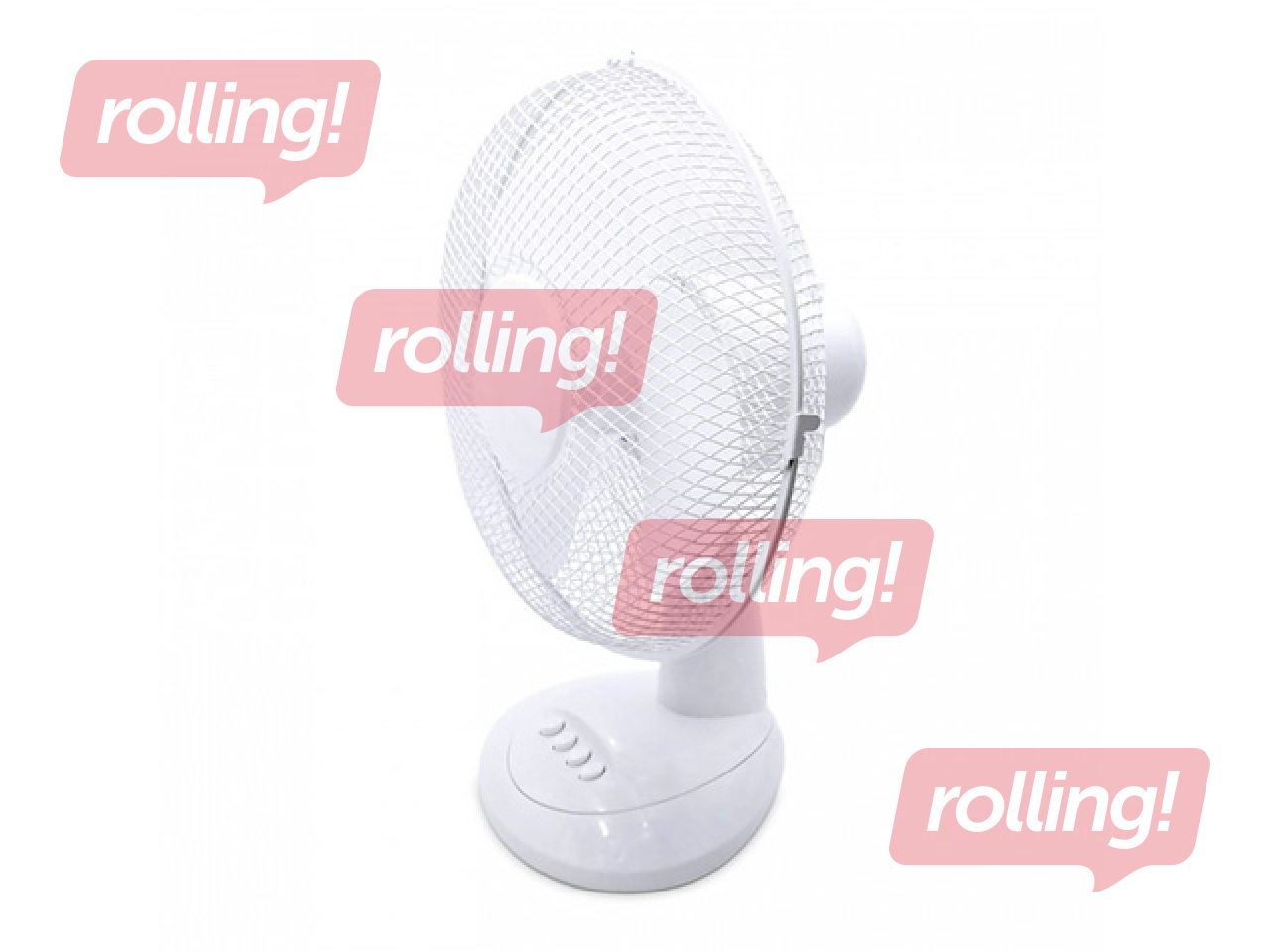 Galda ventilators Viento Kobi Windstar, 40W, balts