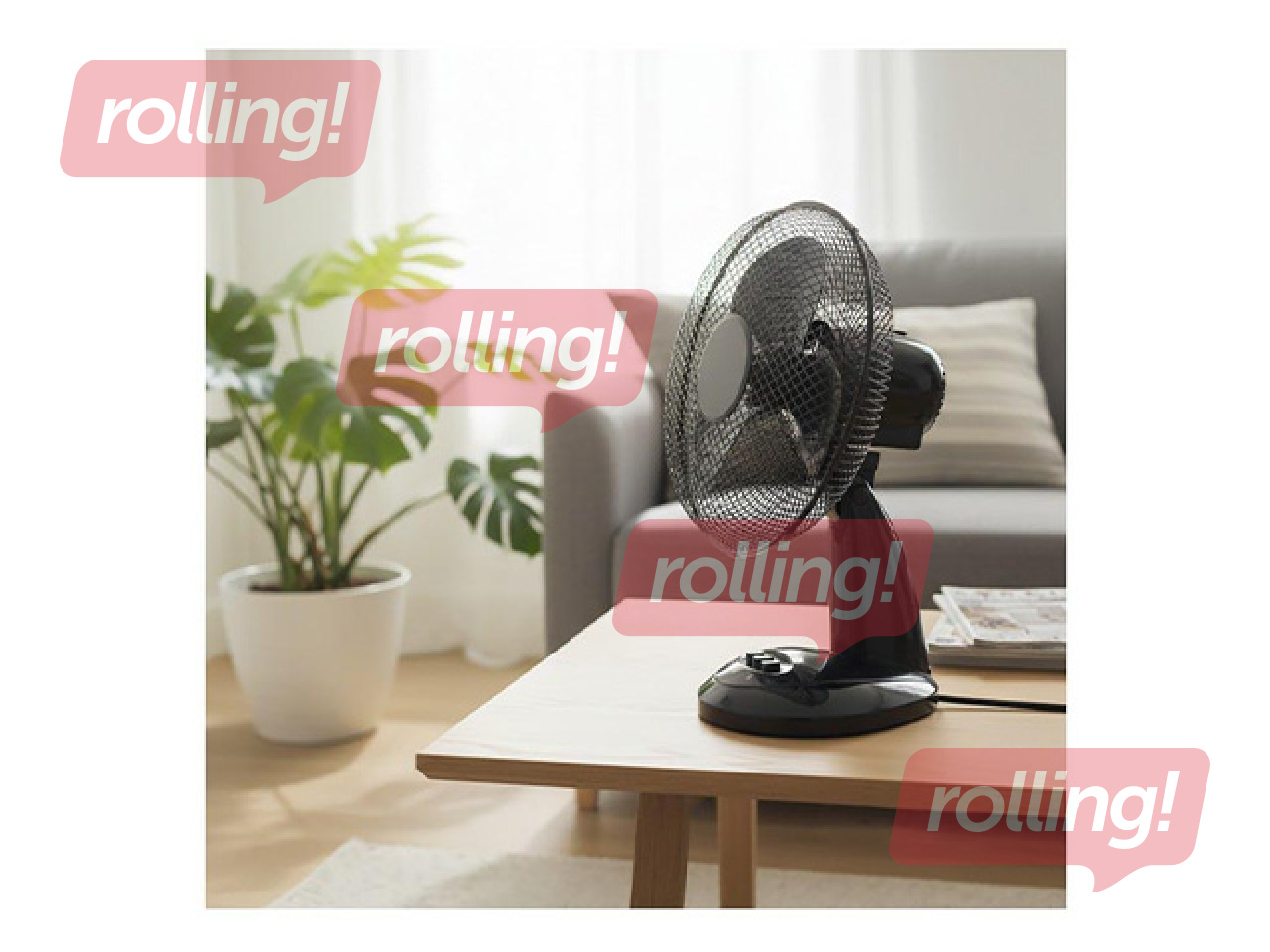 Lauaventilaator Viento Kobi Windstar, 40W, must