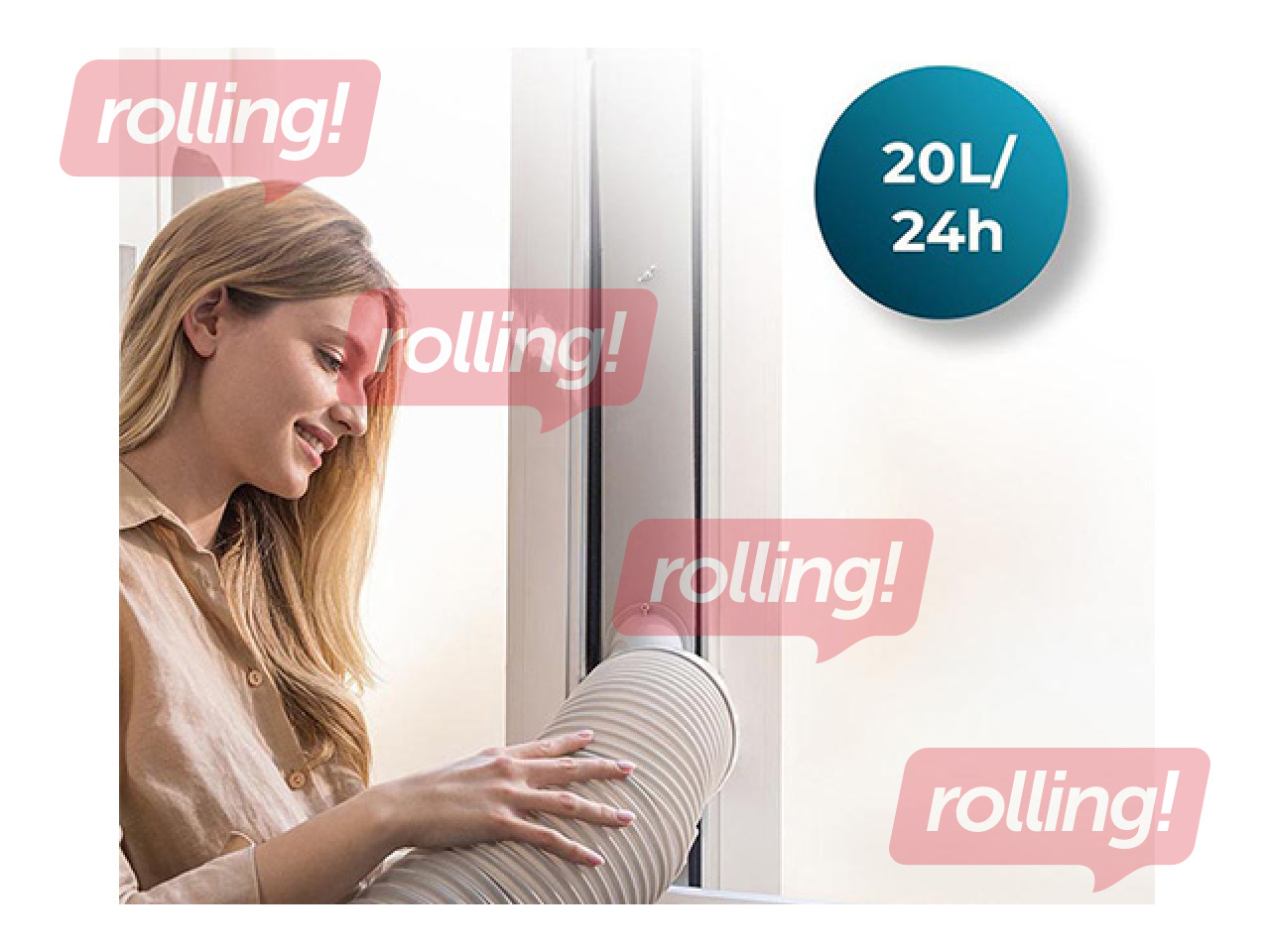 Gaisa kondicionieris ForceClima 7550, pārnēsājams, balts