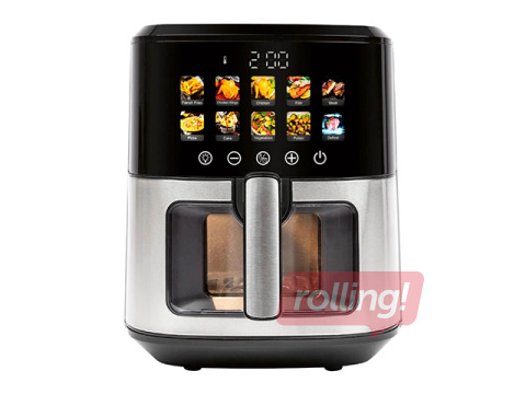 Kuumaõhufritüür ProfiCook FR1286, 6.5l, must/hõbedane