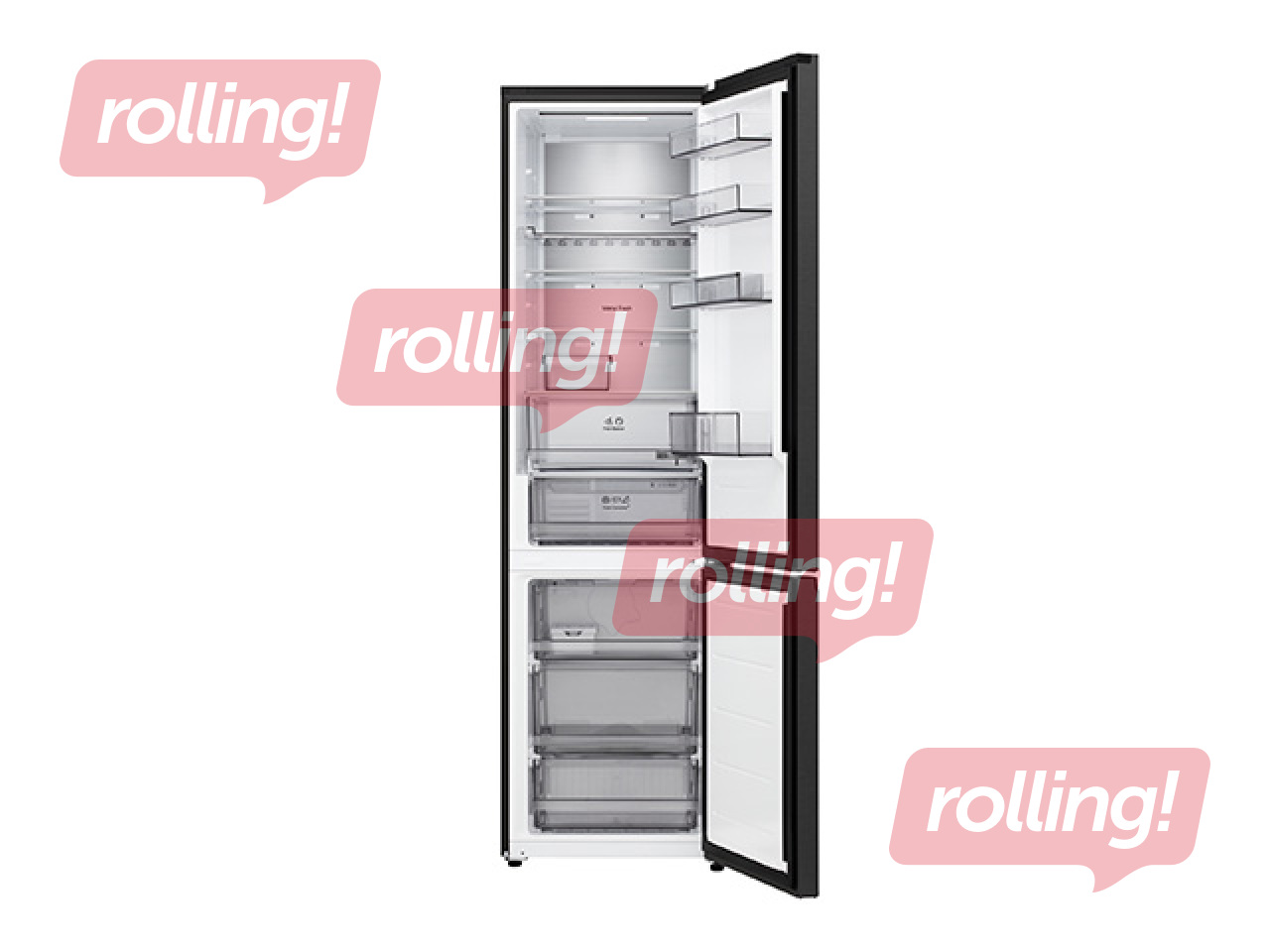 Refrigerator LG, height 203cm, class C, black