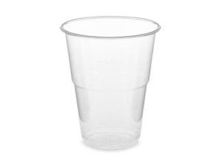 Plastic cups, transparent, 300ml, 50 pcs.