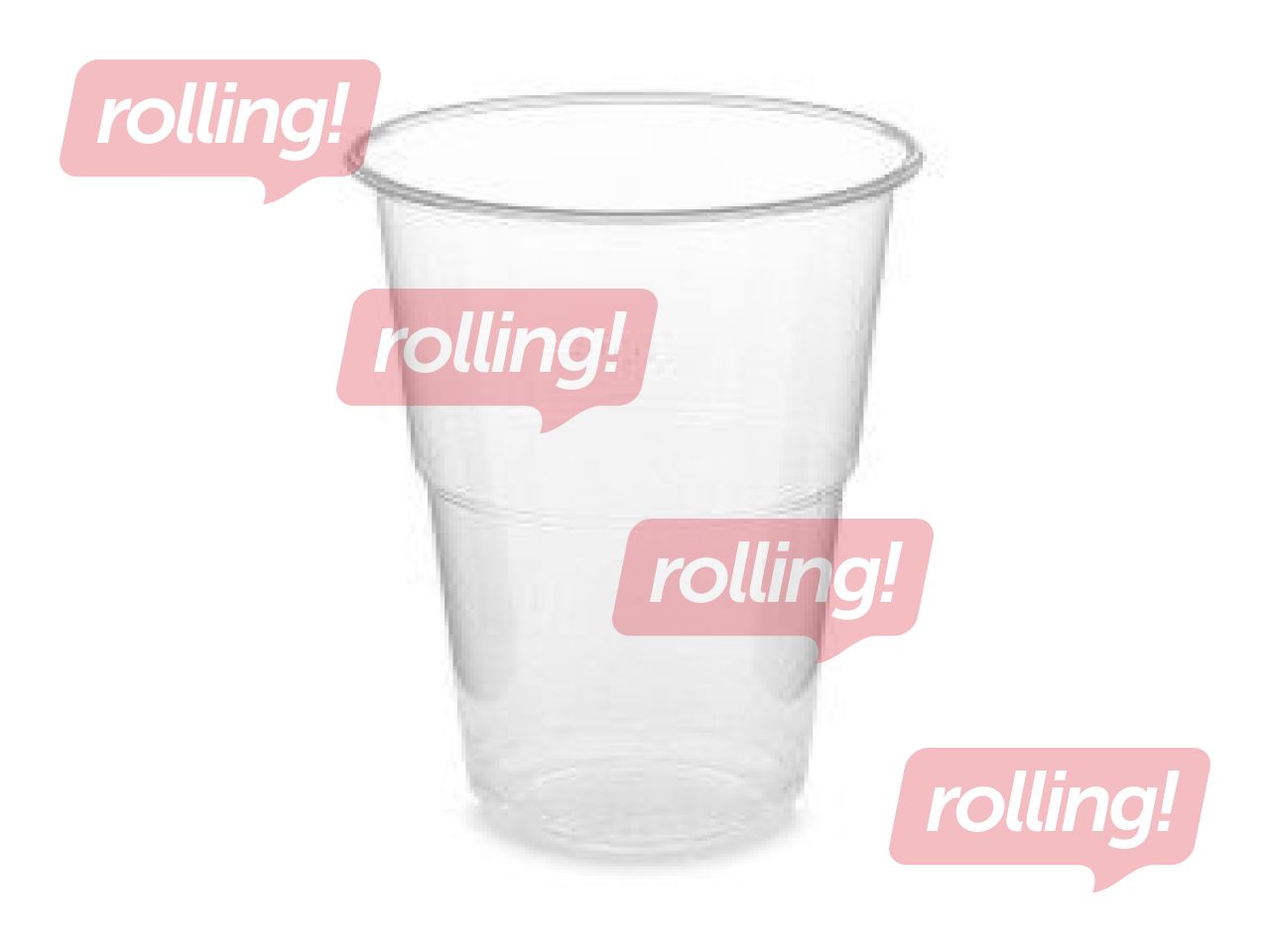 Plastiktopsid, läbipaistvad, 300ml, 50 tk.