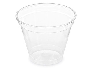 Plastikust topsid, läbipaistvad, 250ml, 50 tk.