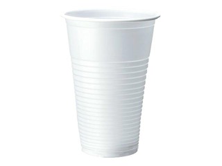 Plasttopsid, valge, 200ml, 12 tk.