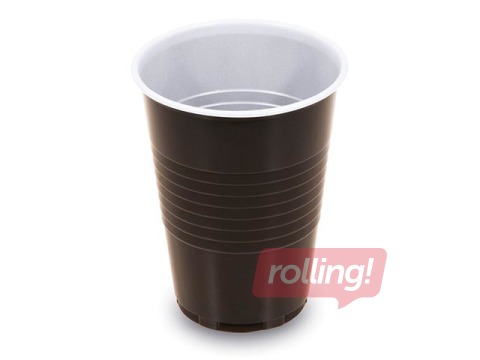 Glasses plastic, heat-resistant, 180ml, 100 pcs.