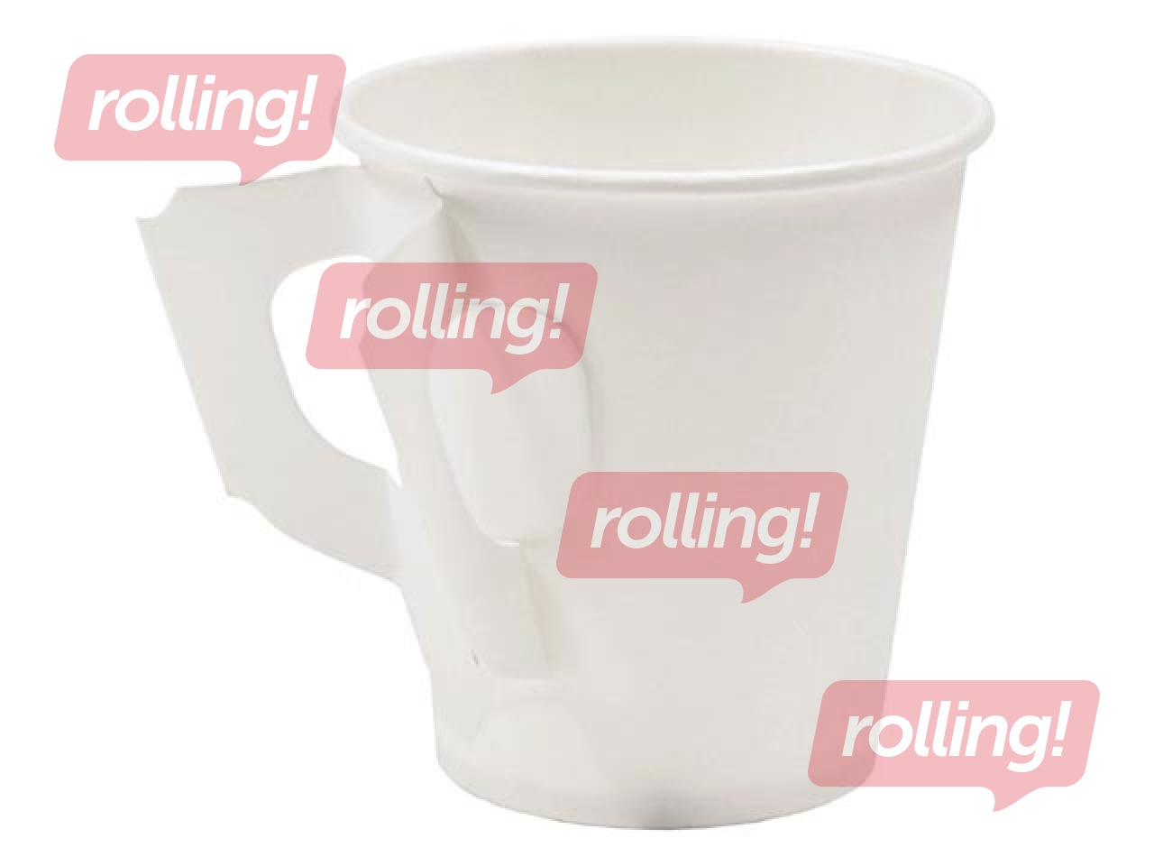 Paberist tops sangaga, valge, 180ml, 50 tk.