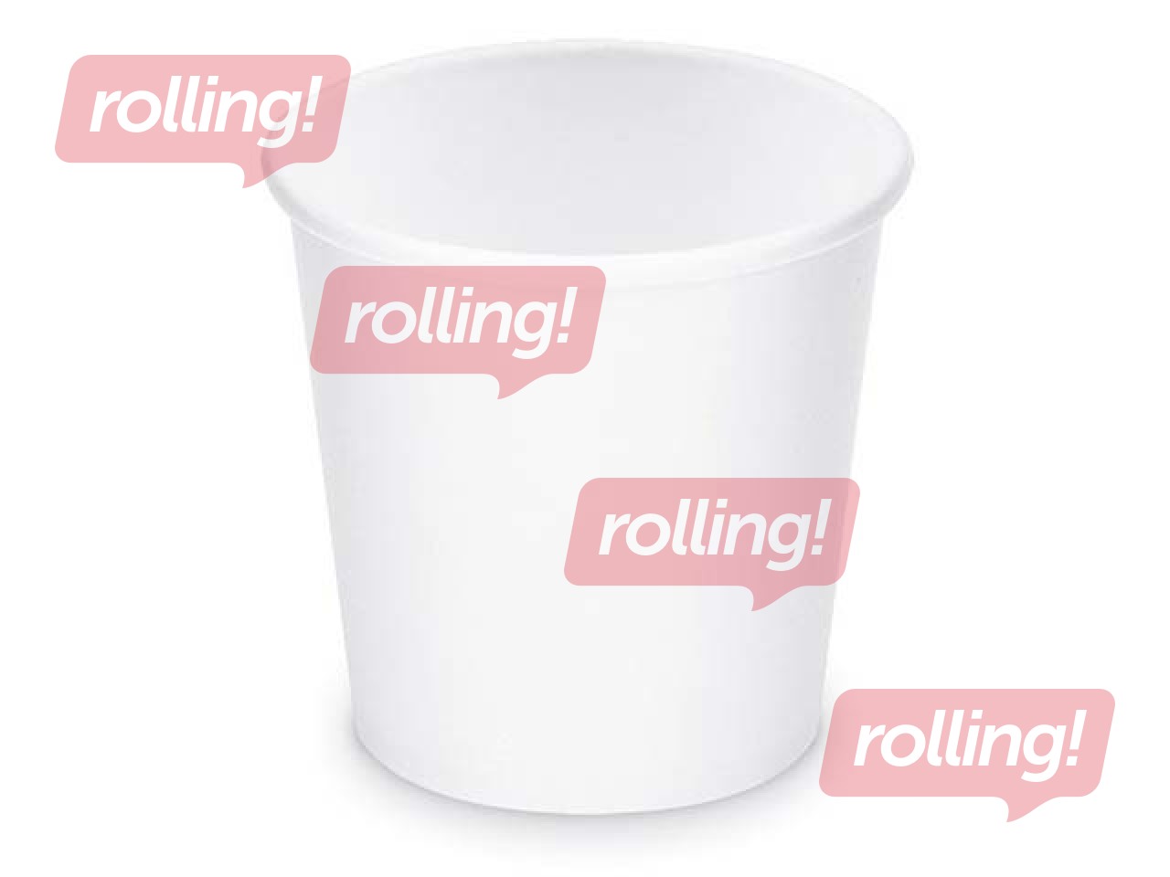 Glāze karstajiem dzērieniem ø 62mm, 110ml, baltas, 50 gab.