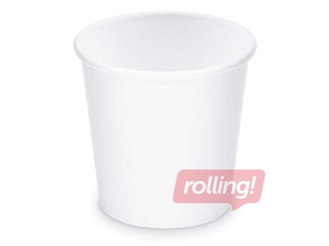 Topsid kuumade jookide jaoks ø 62mm, 110ml, valged, 50 tk