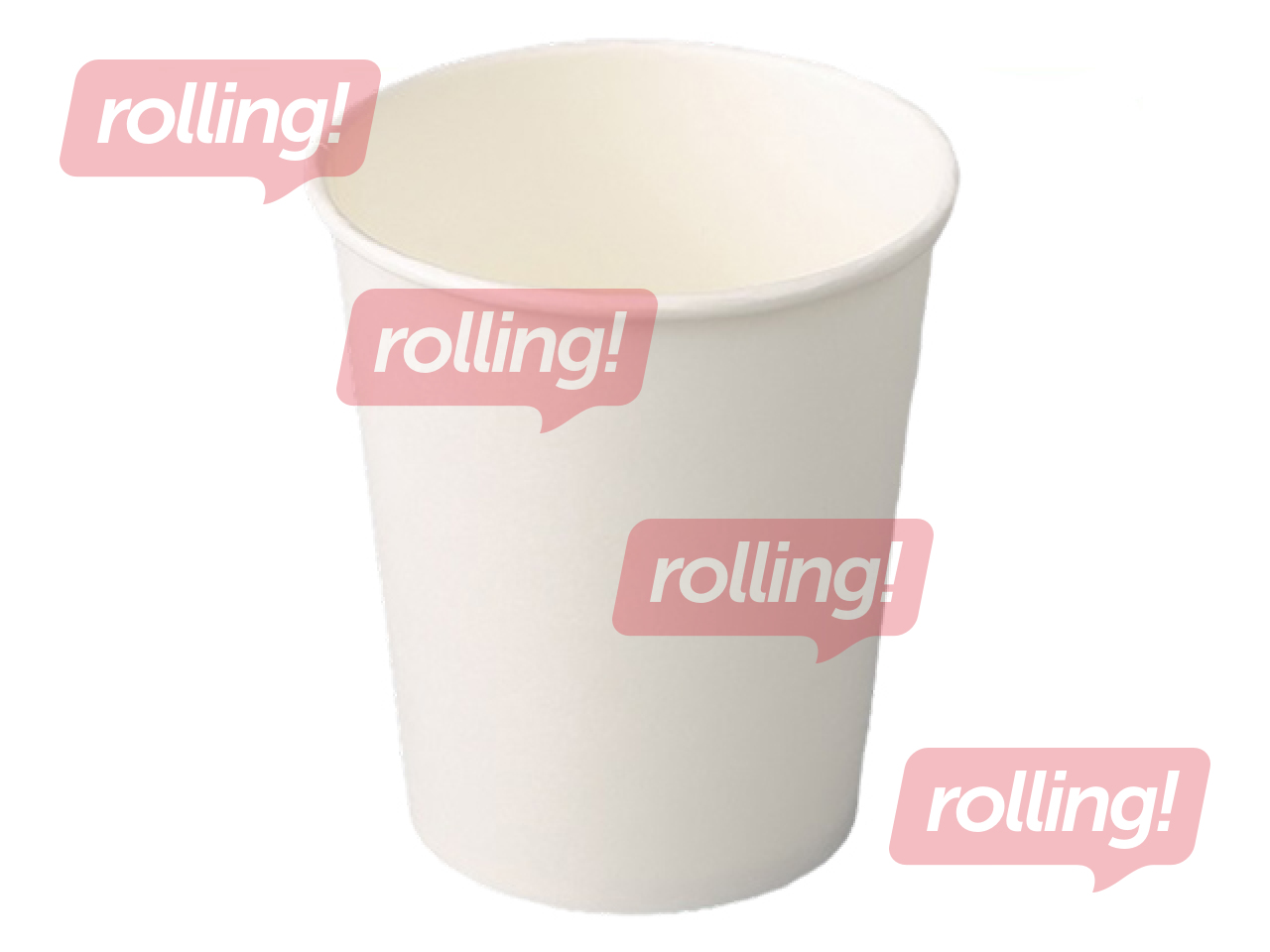 Tops kuumade jookide jaoks ø 62mm, 110ml, valge, 100 tk .