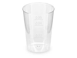 Plastiktops, läbipaistev, 50ml, 40 tk.