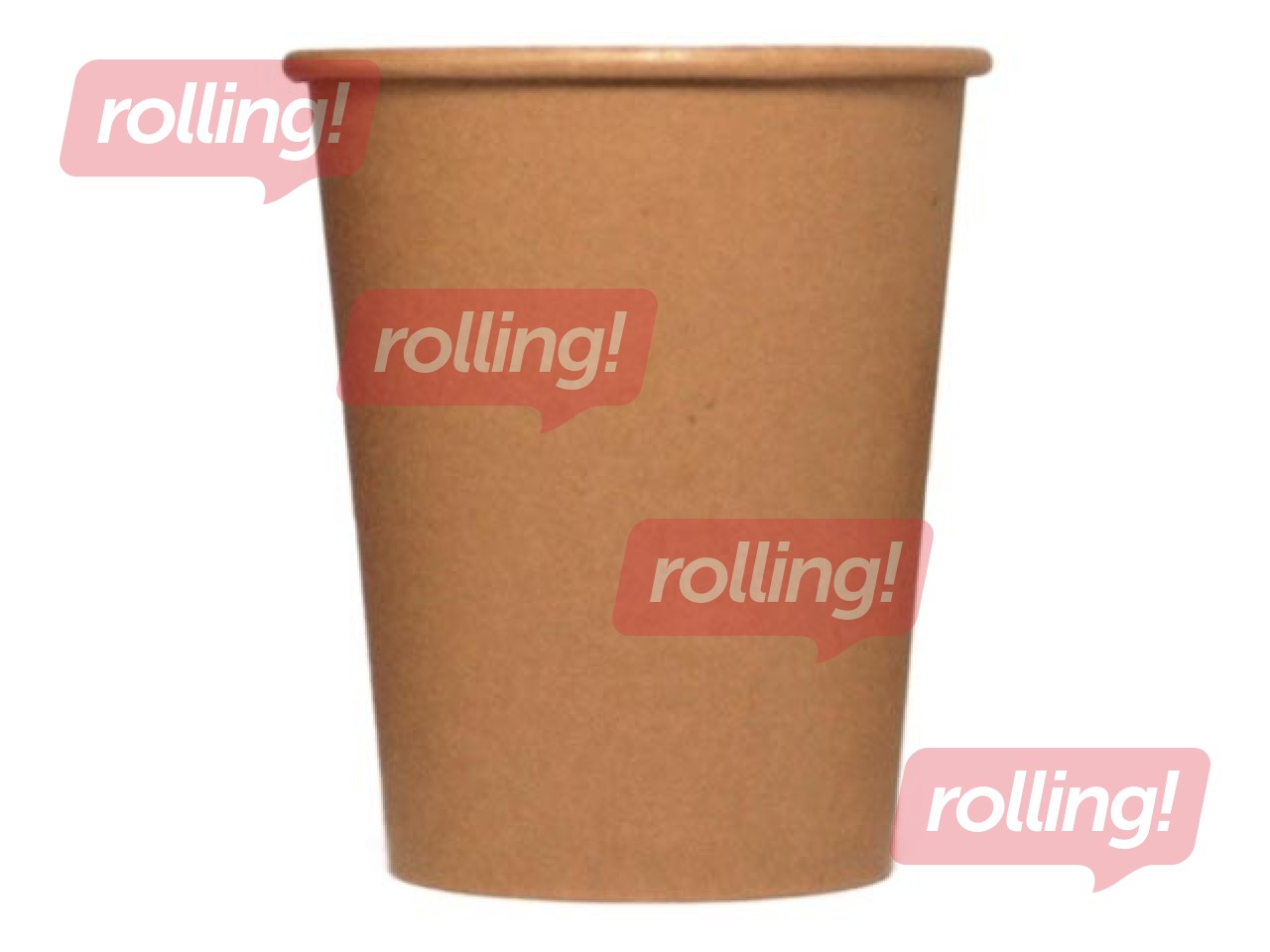 Kuumade jookide tassid ø80mm, kraft, 250ml, pruunid, 50 tk
