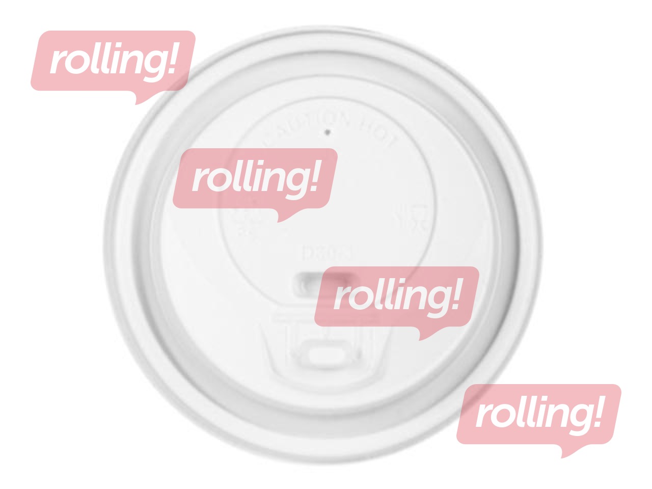 Pabertopside kaaned Ø 80 mm, valged, 100 tk