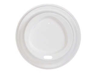 Vāki papīra glāzēm, cukurniedru šķiedras, ø90mm, 50 gab., balti