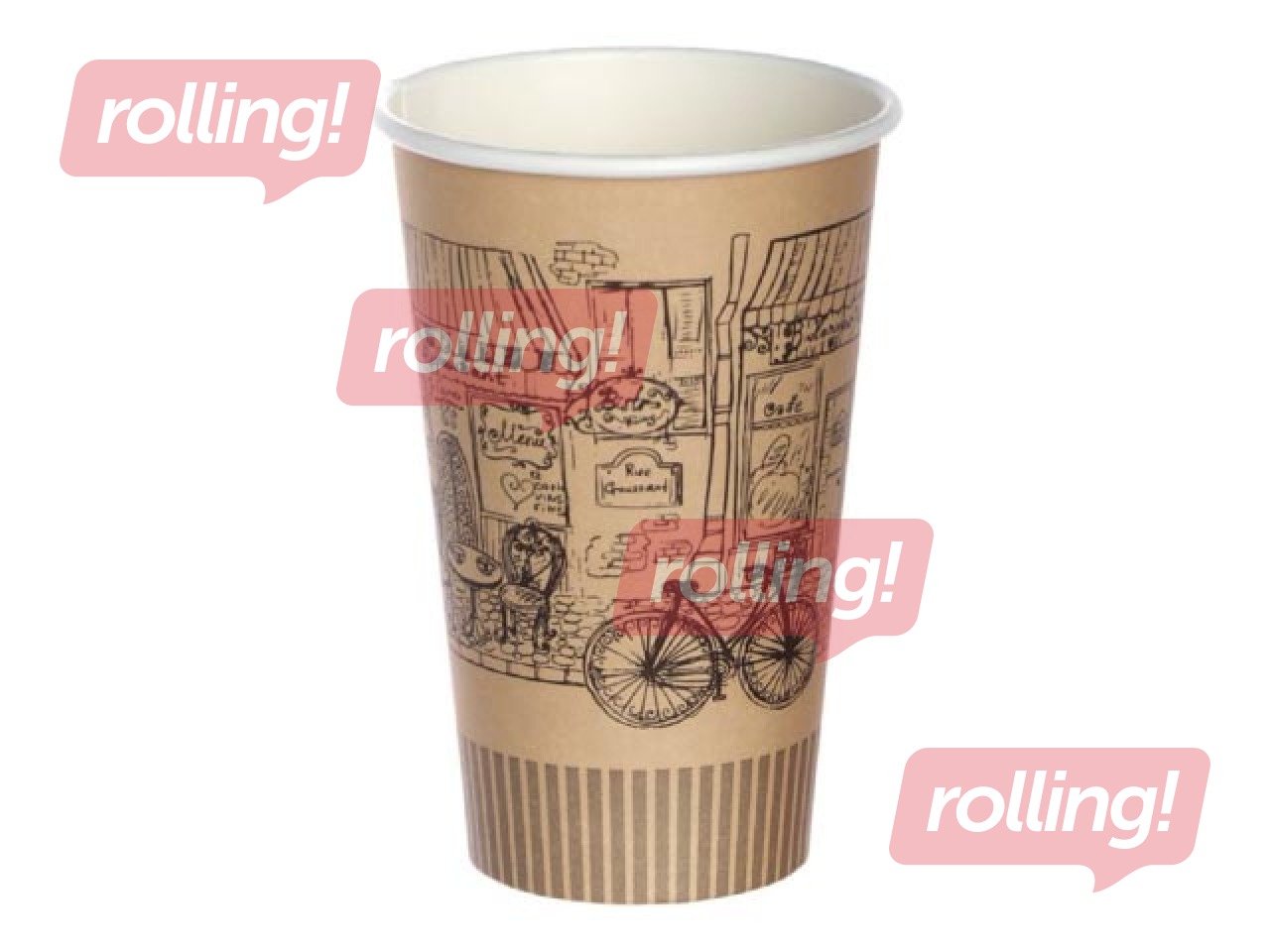 Paberist tassid Finest Selection, ø80 mm, 350ml, 50 tk.