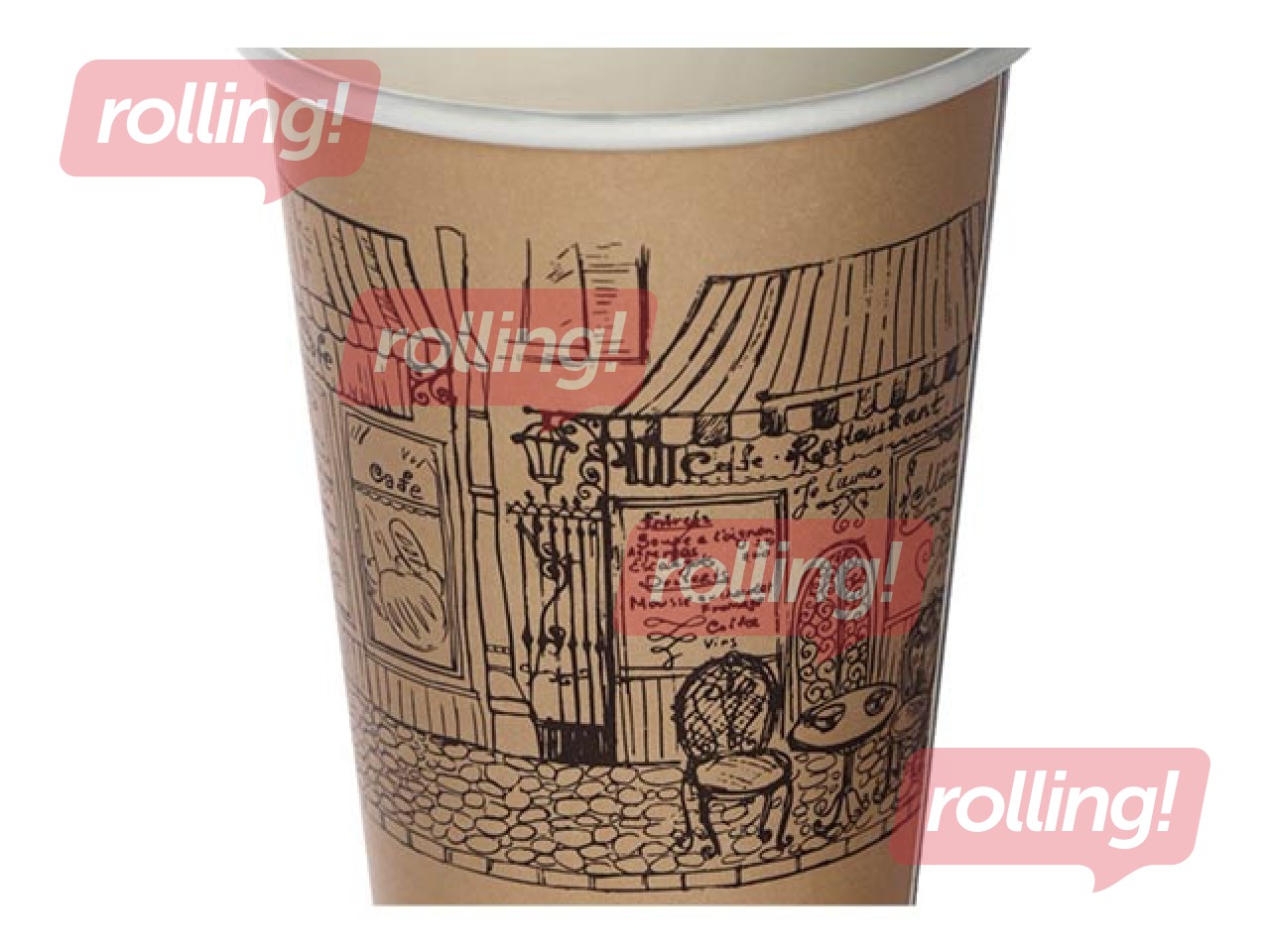 Paberist tassid Finest Selection, ø80 mm, 350ml, 50 tk.