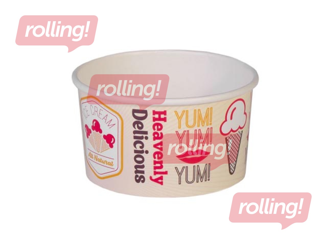 Dessert cups, paper, Ø85mm, 160ml, 25 pcs.