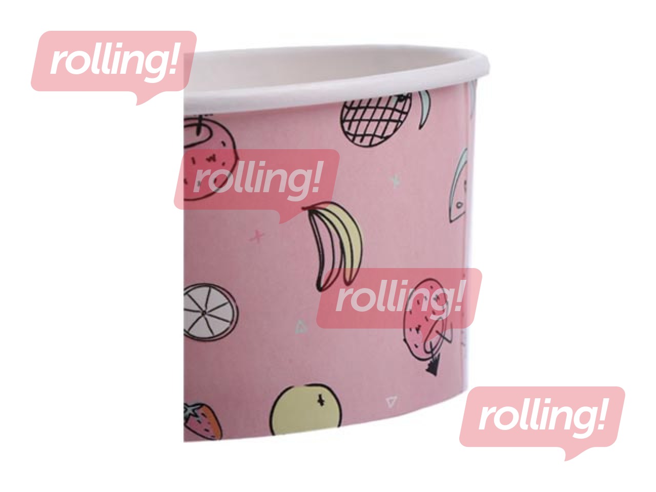 Deserta trauciņš, papīra, Ø93mm, 245ml, 25 gab.